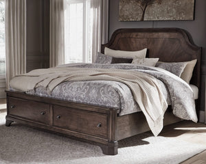 Cama Queen Adinton con dos cajones de almacenamiento