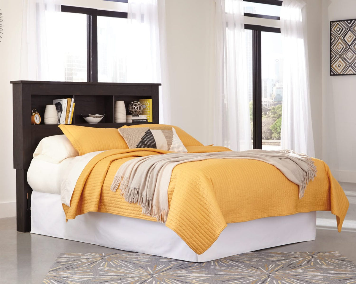 Reylow Queen Bookcase Headboard