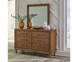 Lyncott King Upholstered Bed, Dresser and Mirror