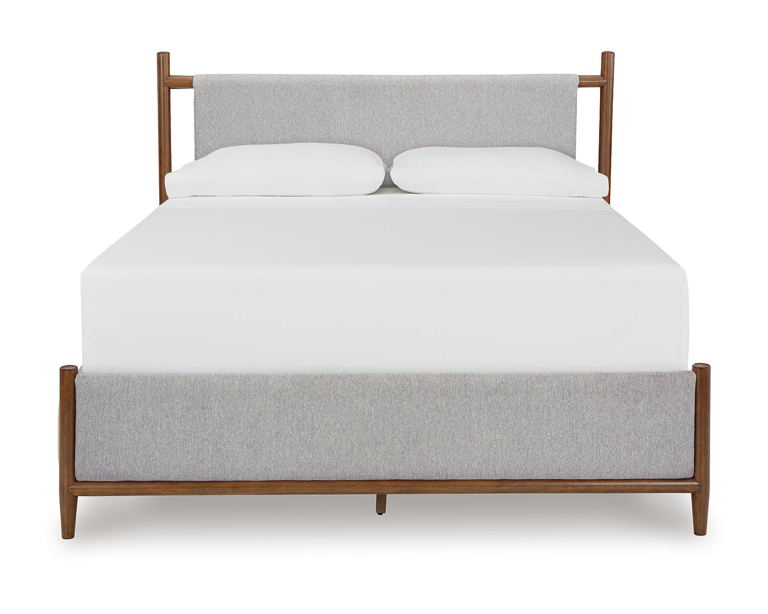 Lyncott Queen Upholstered Bed, Dresser and Mirror