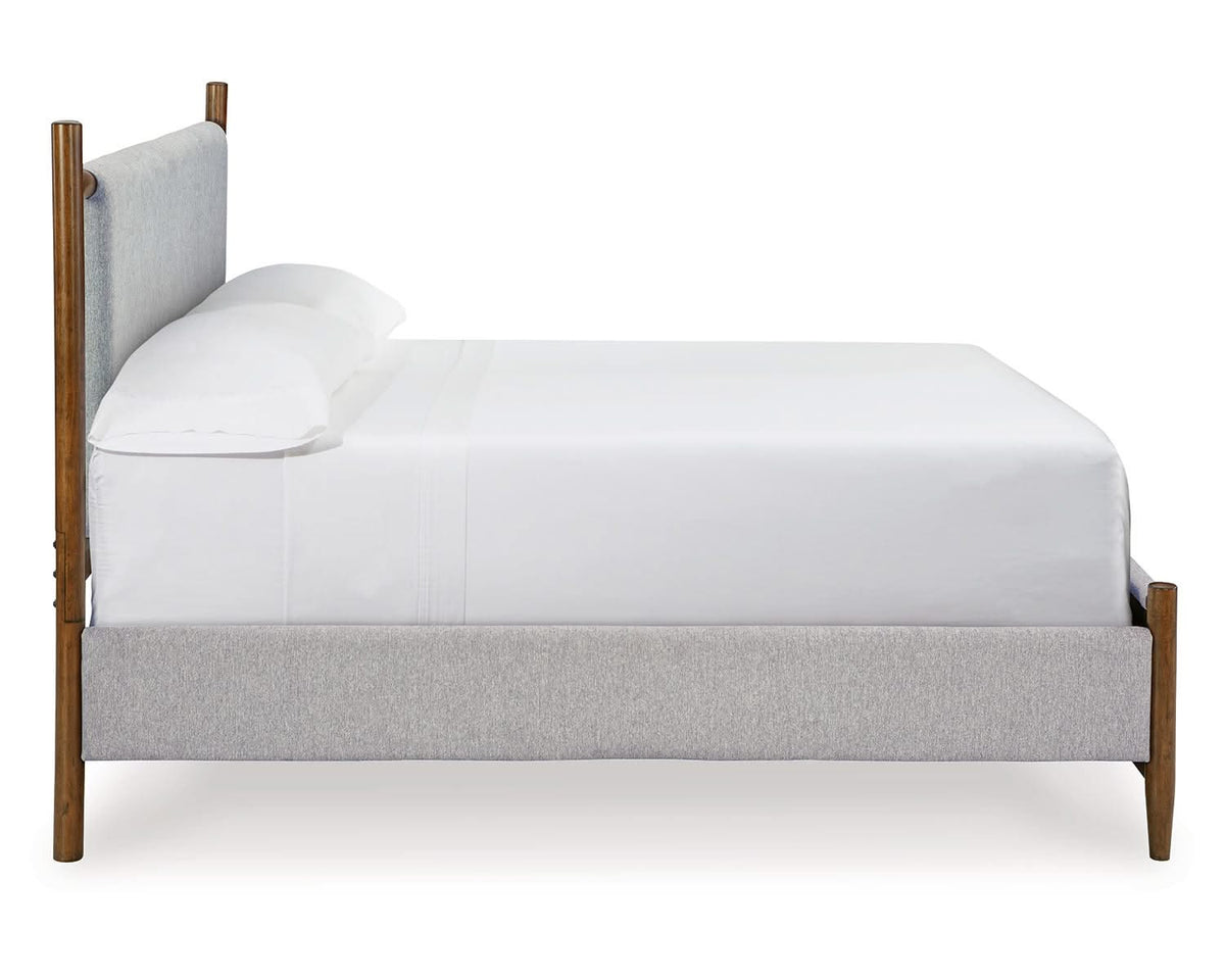Lyncott Queen Upholstered Panel Bed