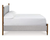 Lyncott King Upholstered Bed, Dresser and Mirror