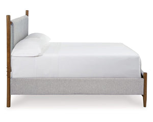 Lyncott King Upholstered Bed, Dresser and Mirror