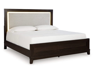 Neymorton California King Upholstered Panel Bed