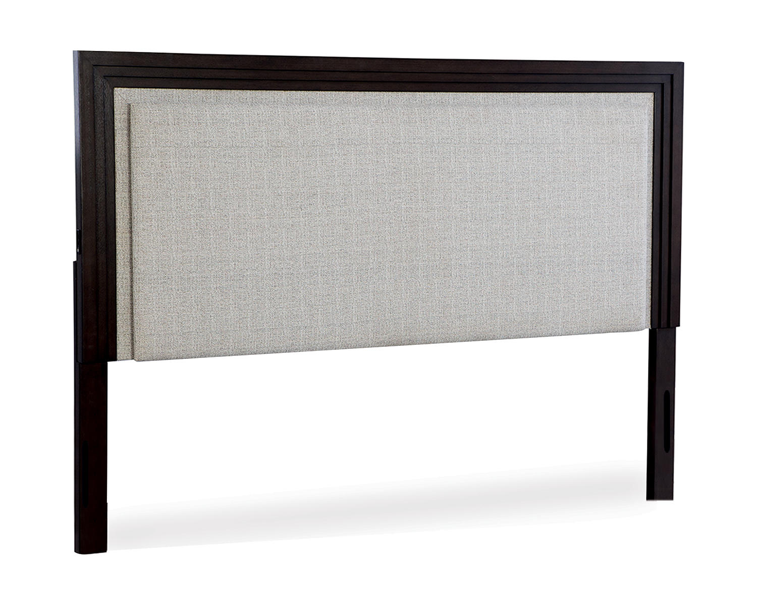 Neymorton King/California King Upholstered Panel Headboard, Dresser and Mirror