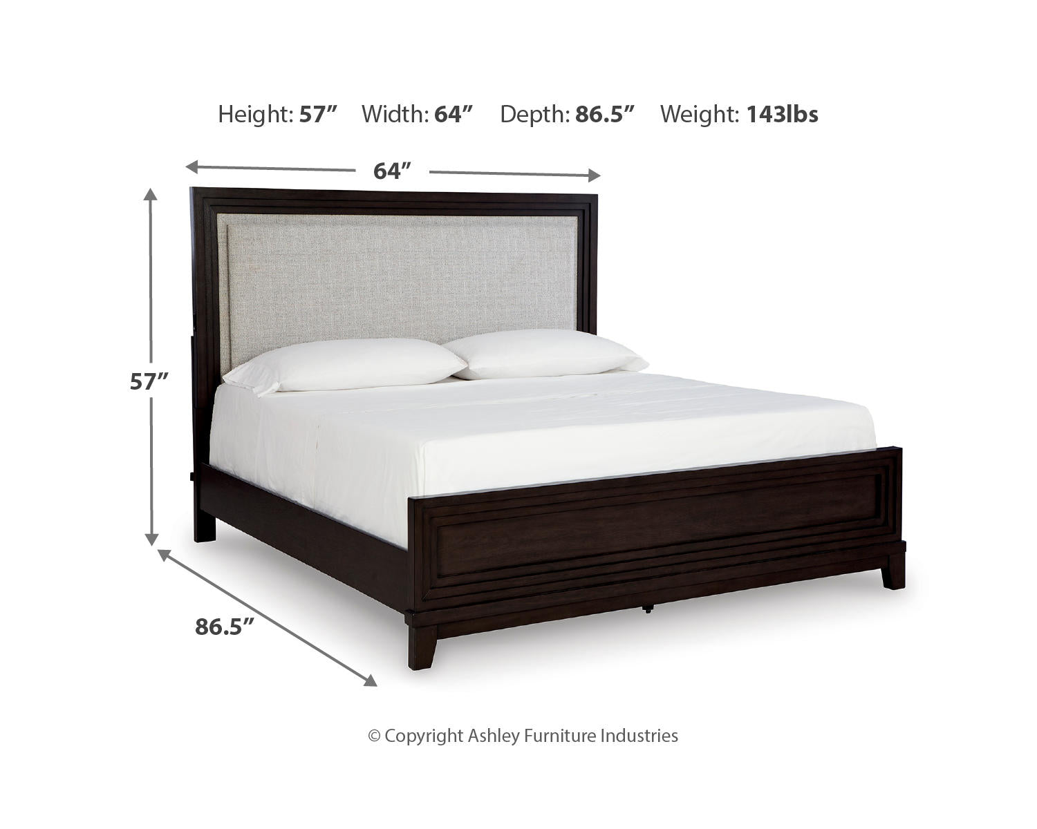 Neymorton Queen Upholstered Panel Bed