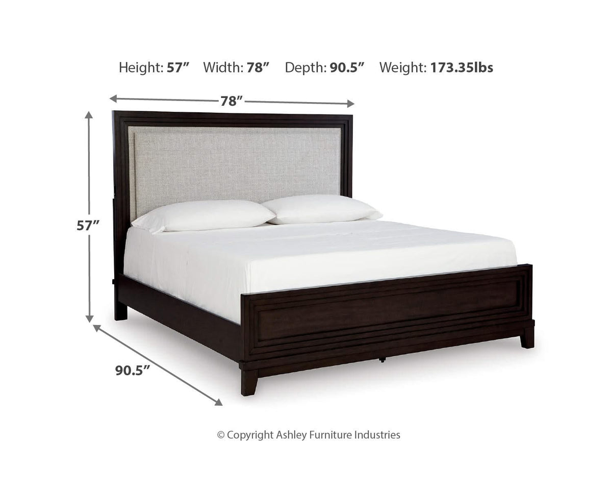 Neymorton California King Upholstered Panel Bed