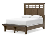Cama Queen con paneles Shawbeck