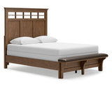 Cama Queen con paneles Shawbeck