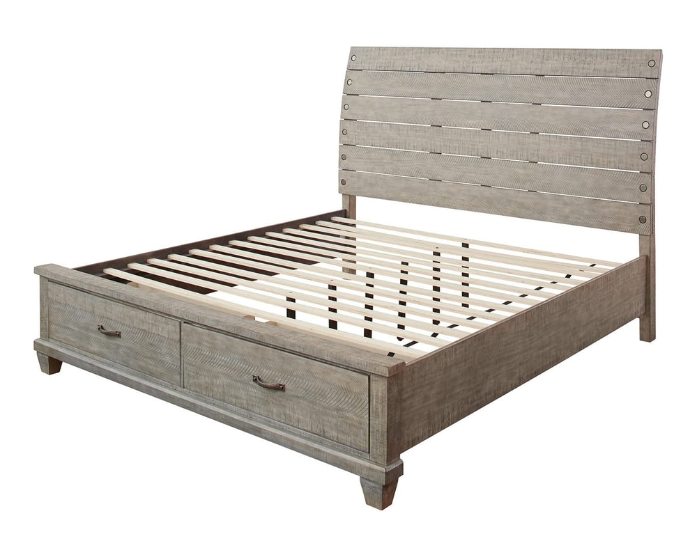 Naydell Queen Panel Bed with 2 Storage Drawers
