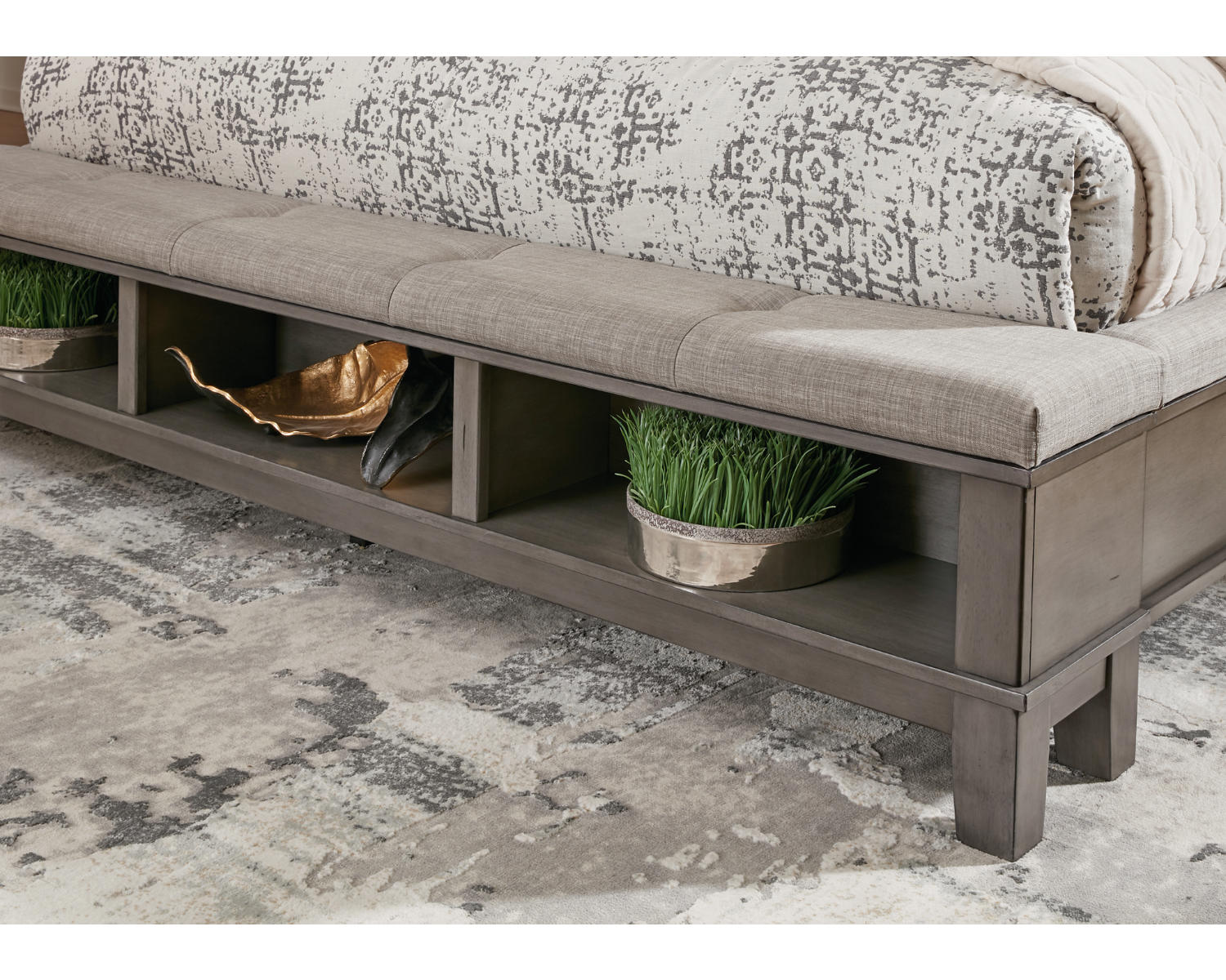 Hallanden California King Panel Bed with Storage