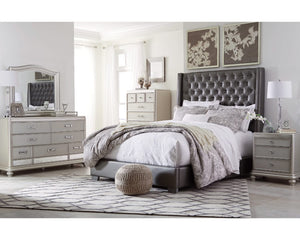 Cama tapizada Coralayne King