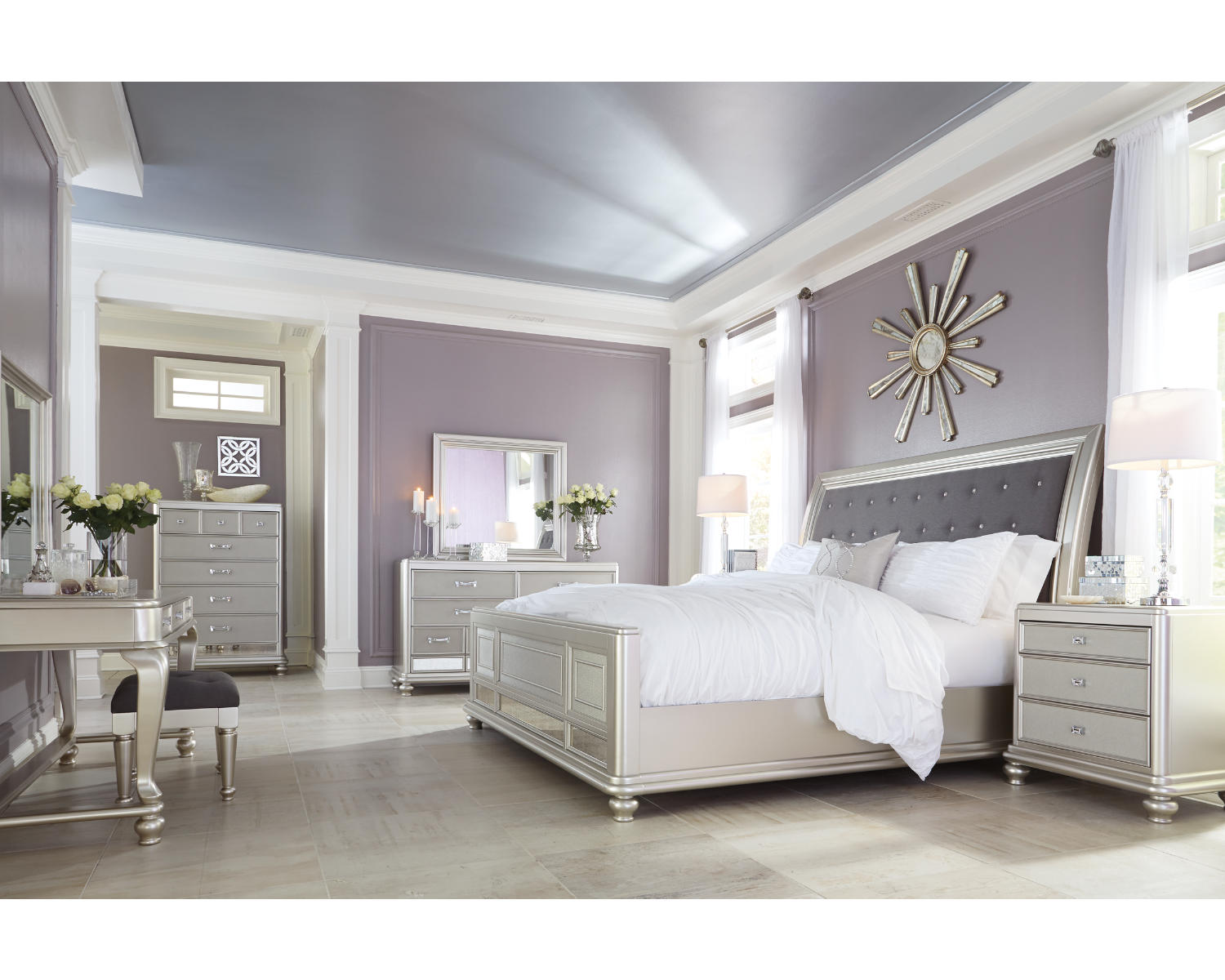 Coralayne California King Sleigh Bed