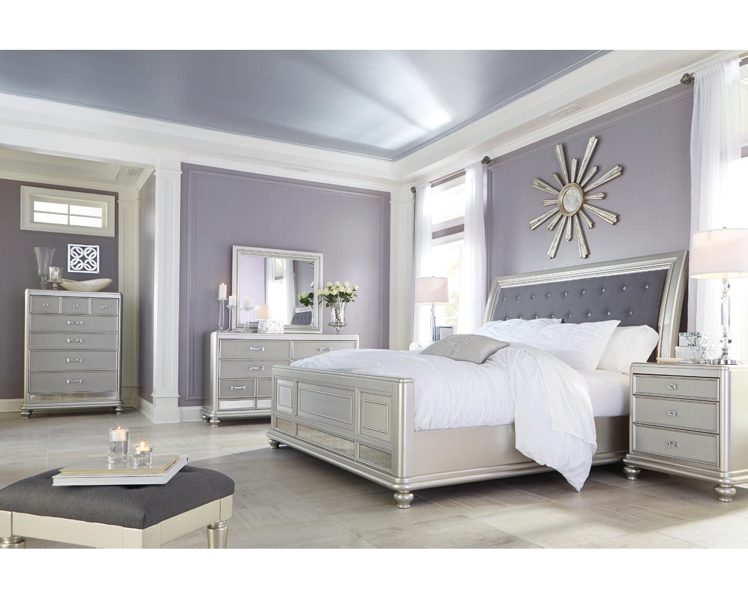 Coralayne California King Sleigh Bed