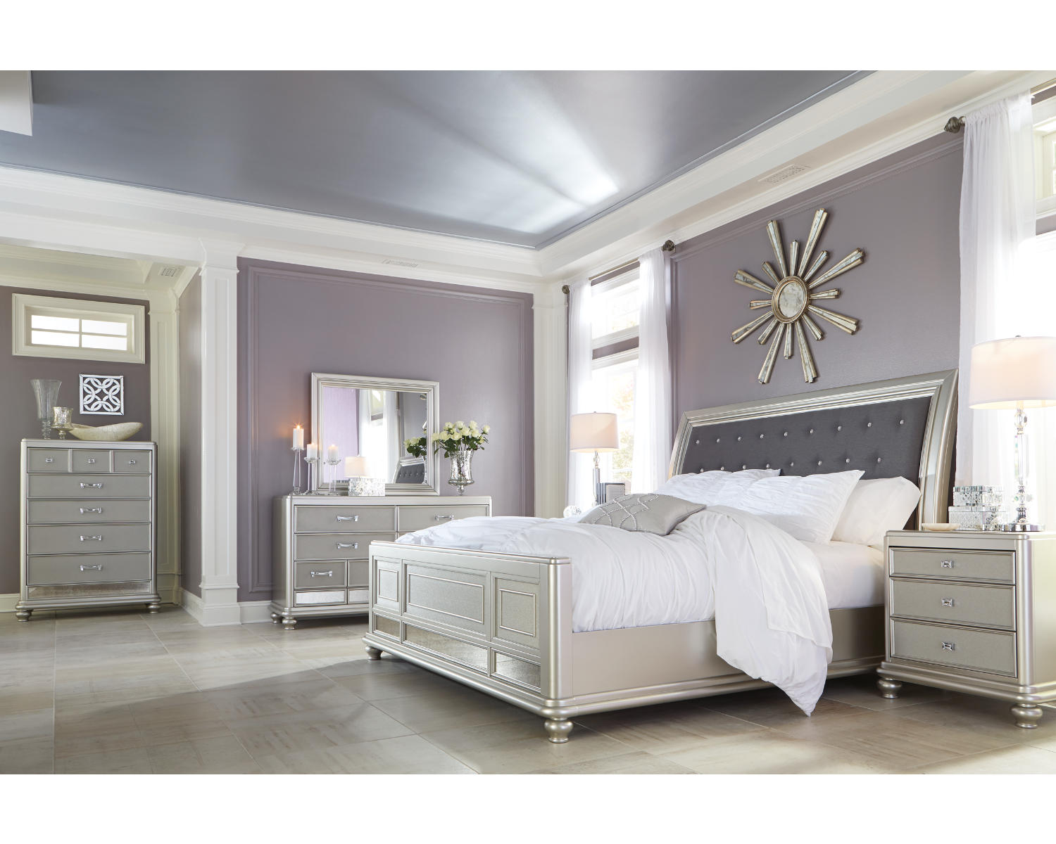 Coralayne California King Sleigh Bed