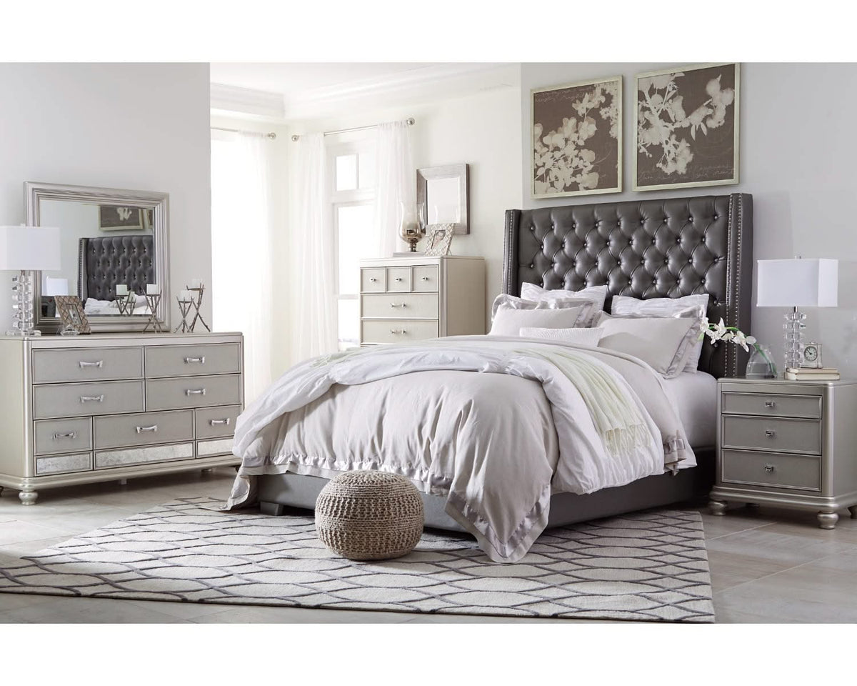 Cama tapizada Coralayne King