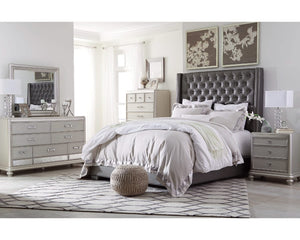 Cama tapizada Coralayne King