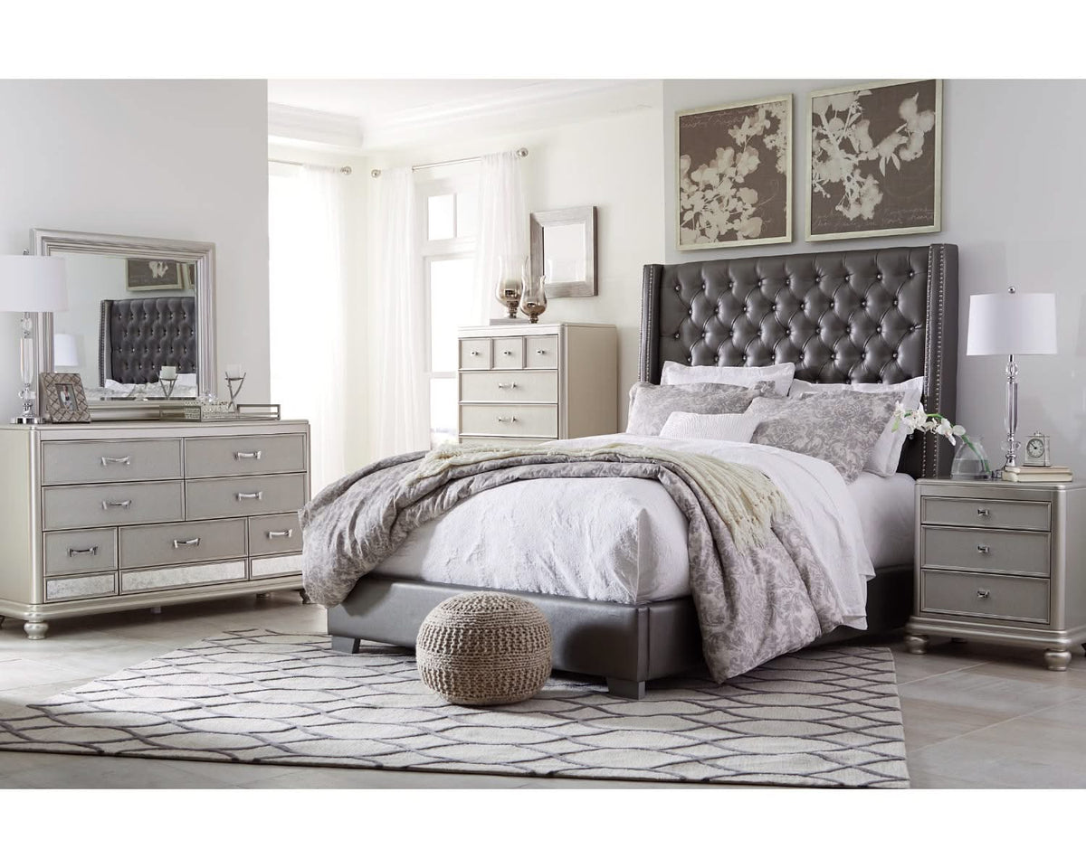Cama tapizada Coralayne King