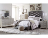 Cama tapizada Coralayne King