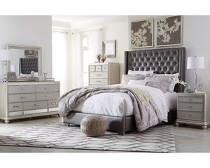 Cama tapizada Coralayne King