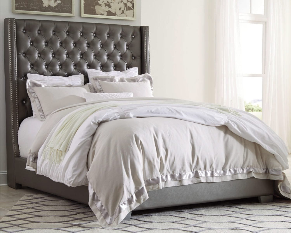 Cama tapizada Queen Coralayne