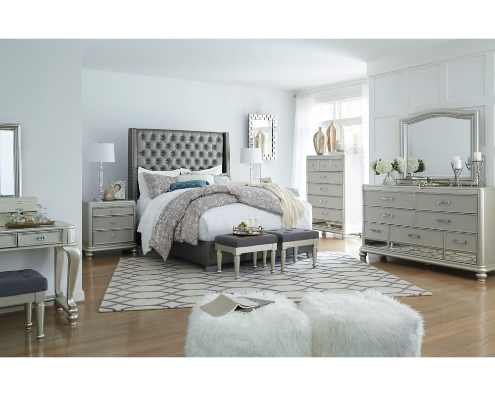 Cama tapizada Coralayne King