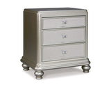 Coralayne Queen Upholstered Bed, Dresser, Mirror, Chest and Nightstand