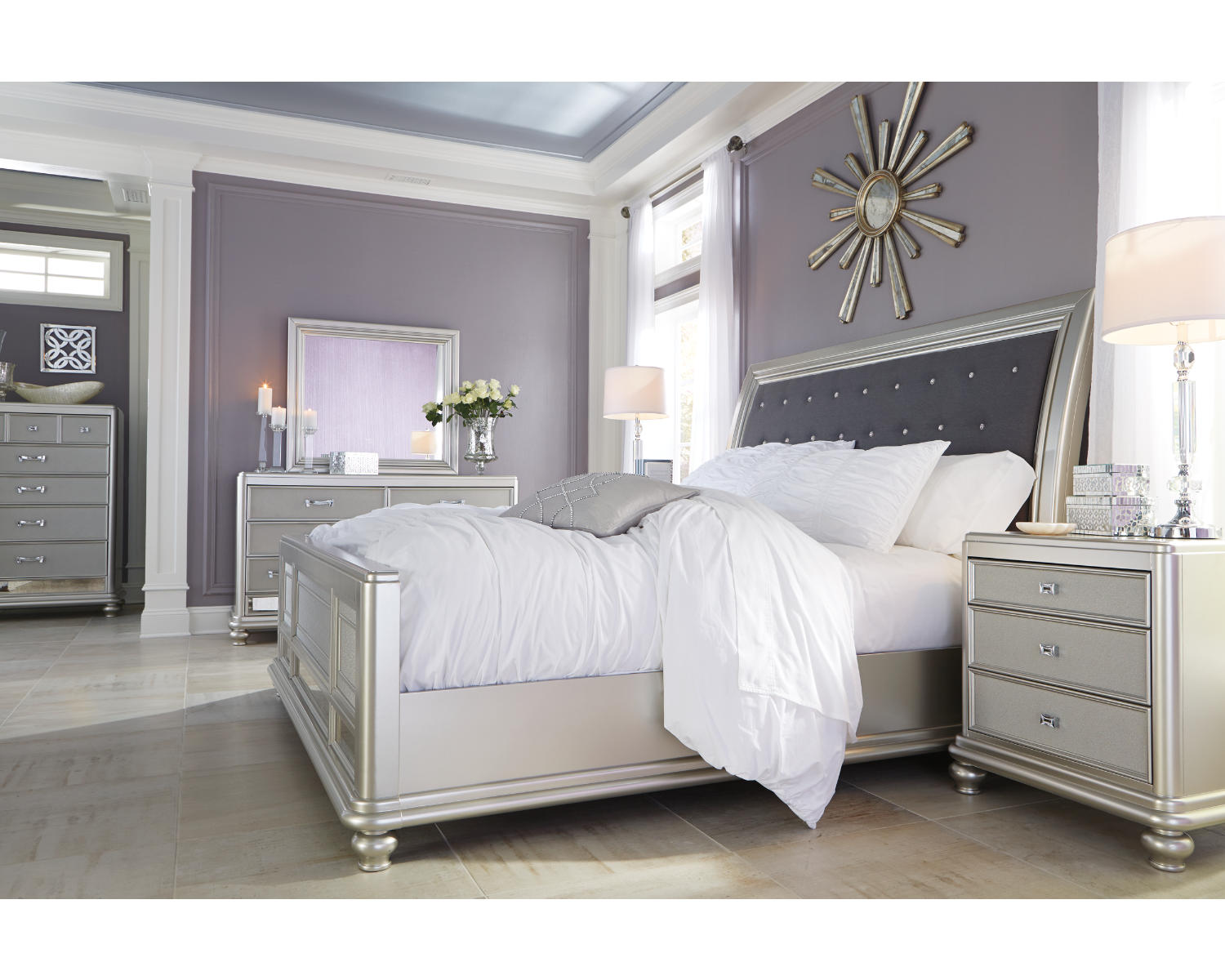 Coralayne California King Sleigh Bed