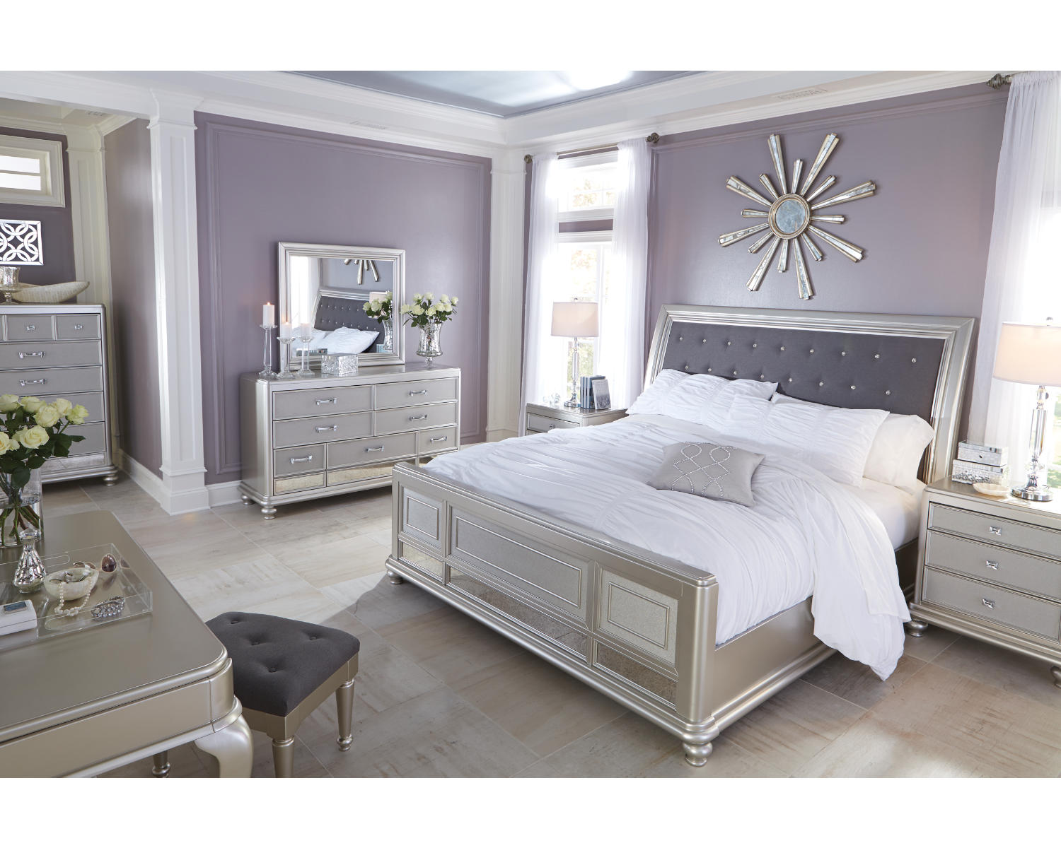 Coralayne California King Sleigh Bed
