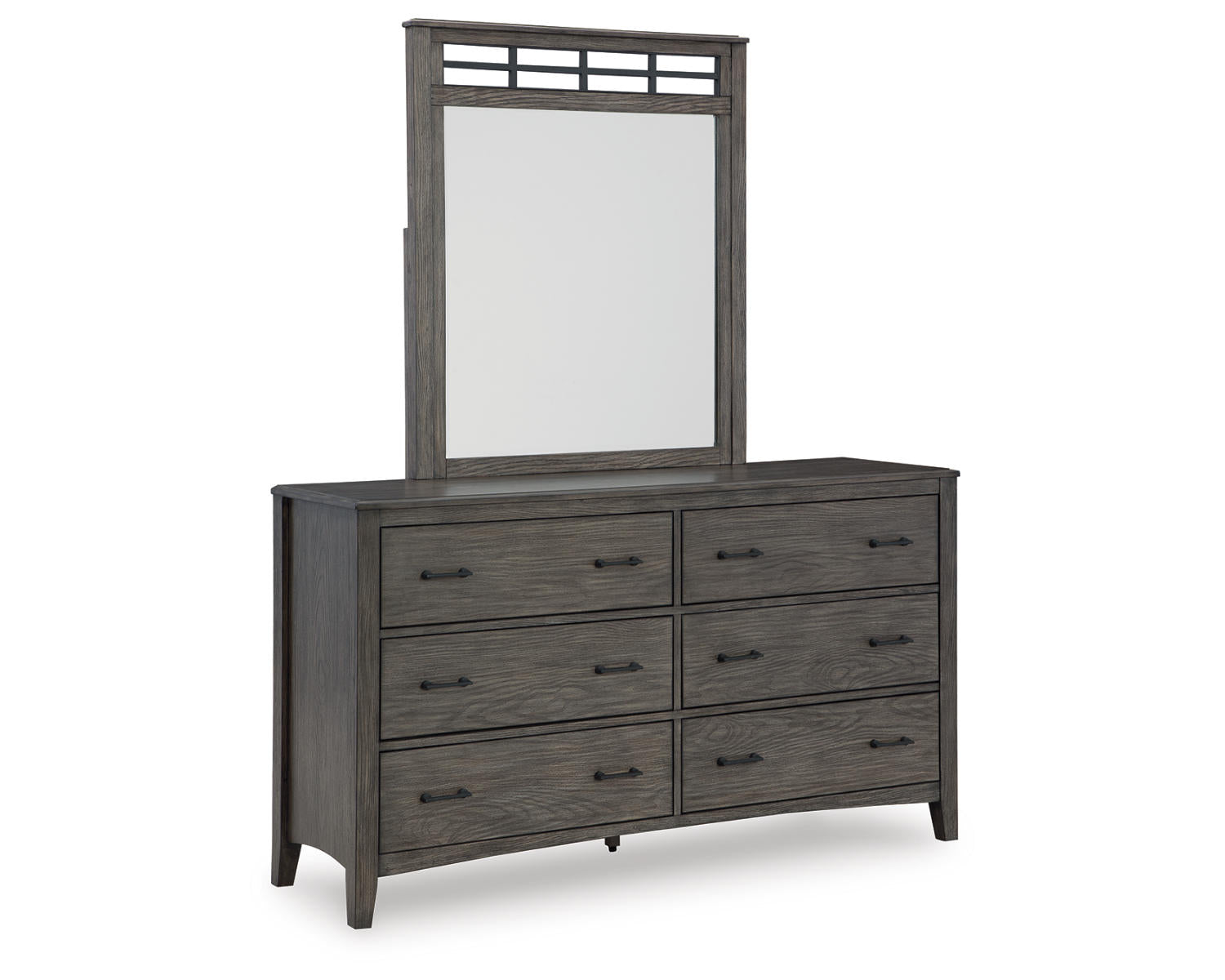 Montillan Queen Panel Bed, Dresser and Mirror