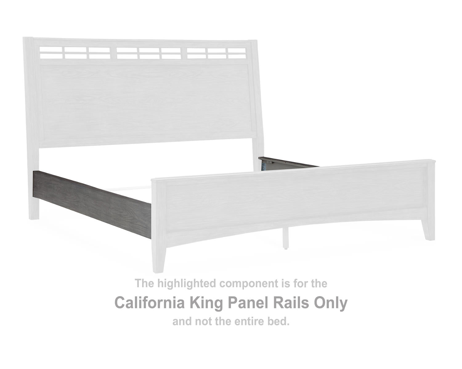 Montillan California King Panel Rails