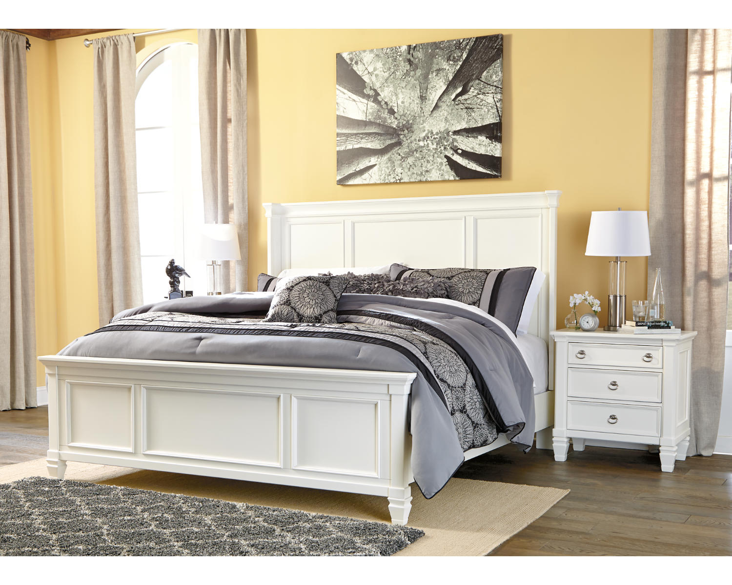Prentice King Panel Bed