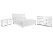 Fortman King Panel Bed, Dresser and 2 Nightstands