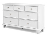 Fortman King Panel Bed, Dresser and 2 Nightstands