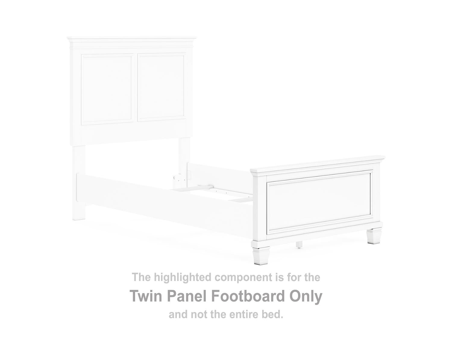 Fortman Twin Panel Footboard