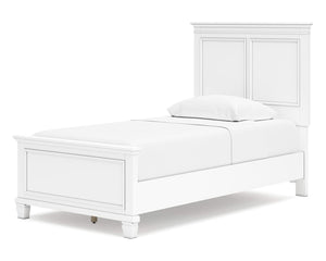 Cama doble con paneles Fortman