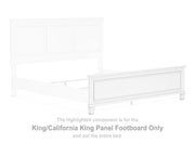Fortman King/California King Panel Footboard