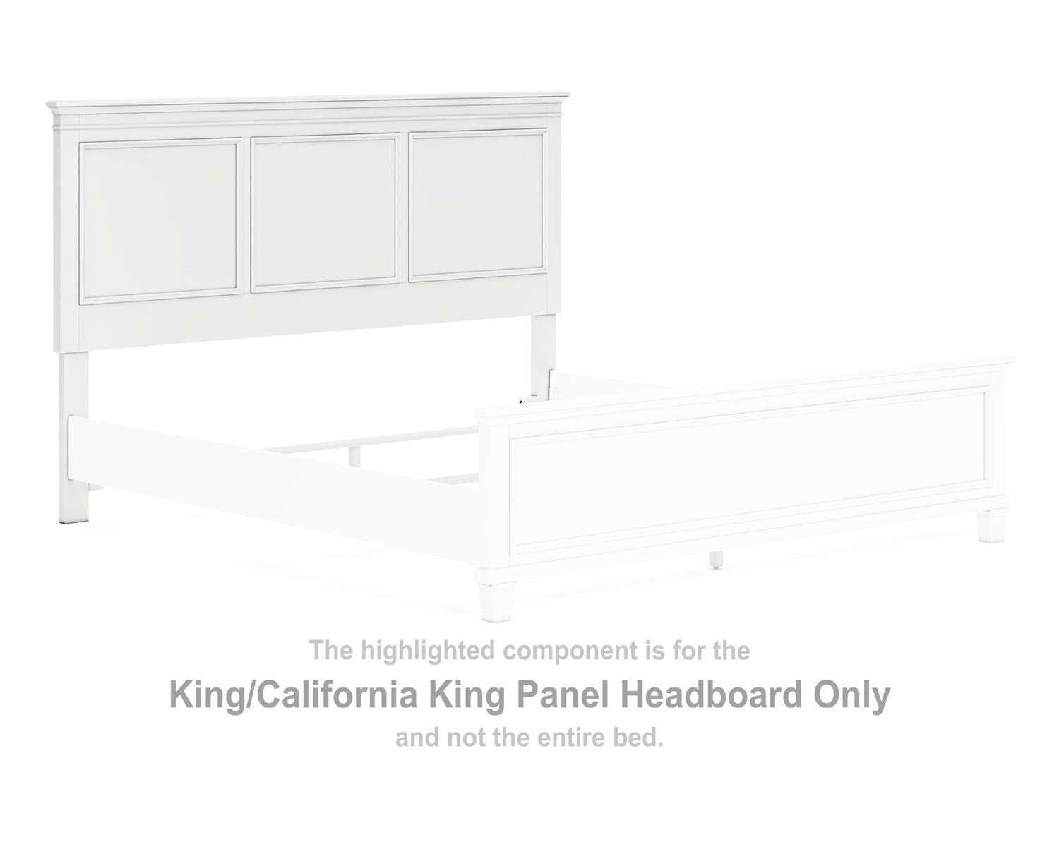 Fortman King/California King Panel Headboard