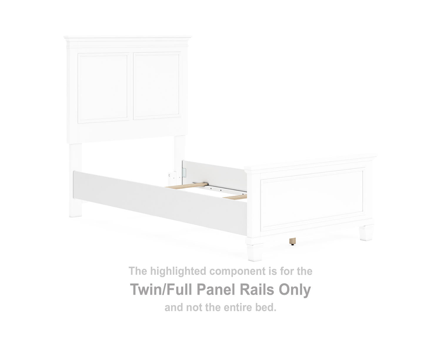 Fortman Twin/Full Panel Rails