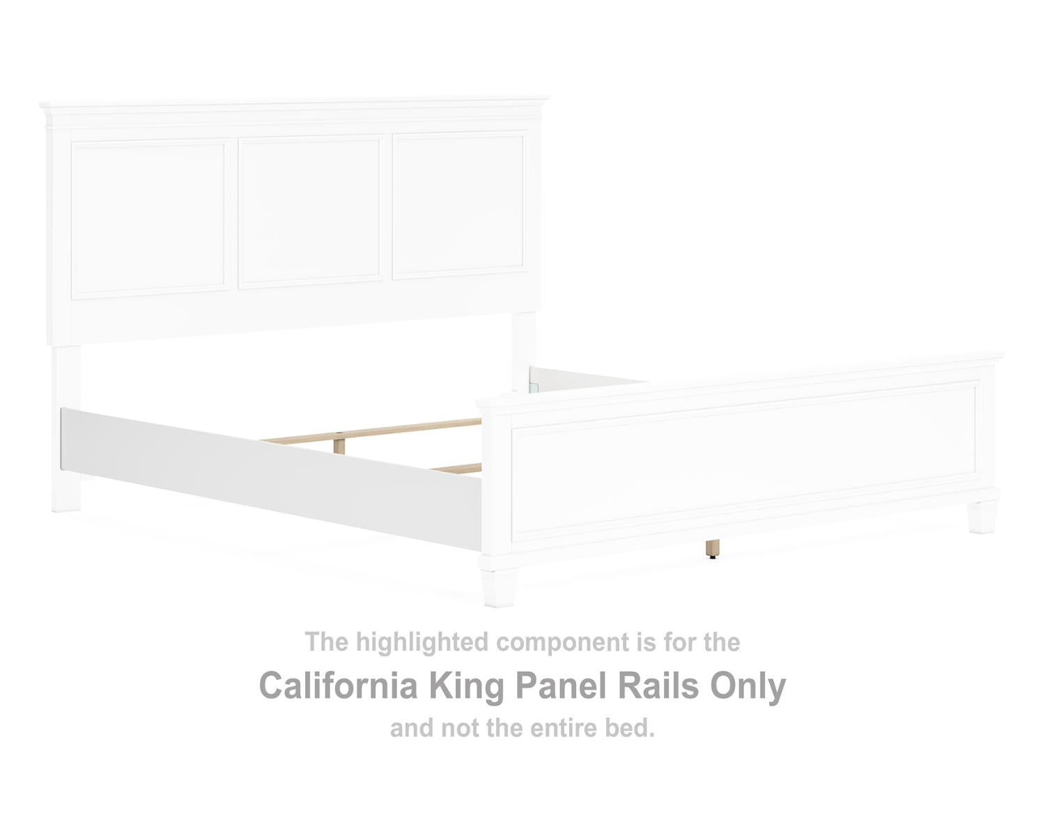Fortman California King Panel Rails