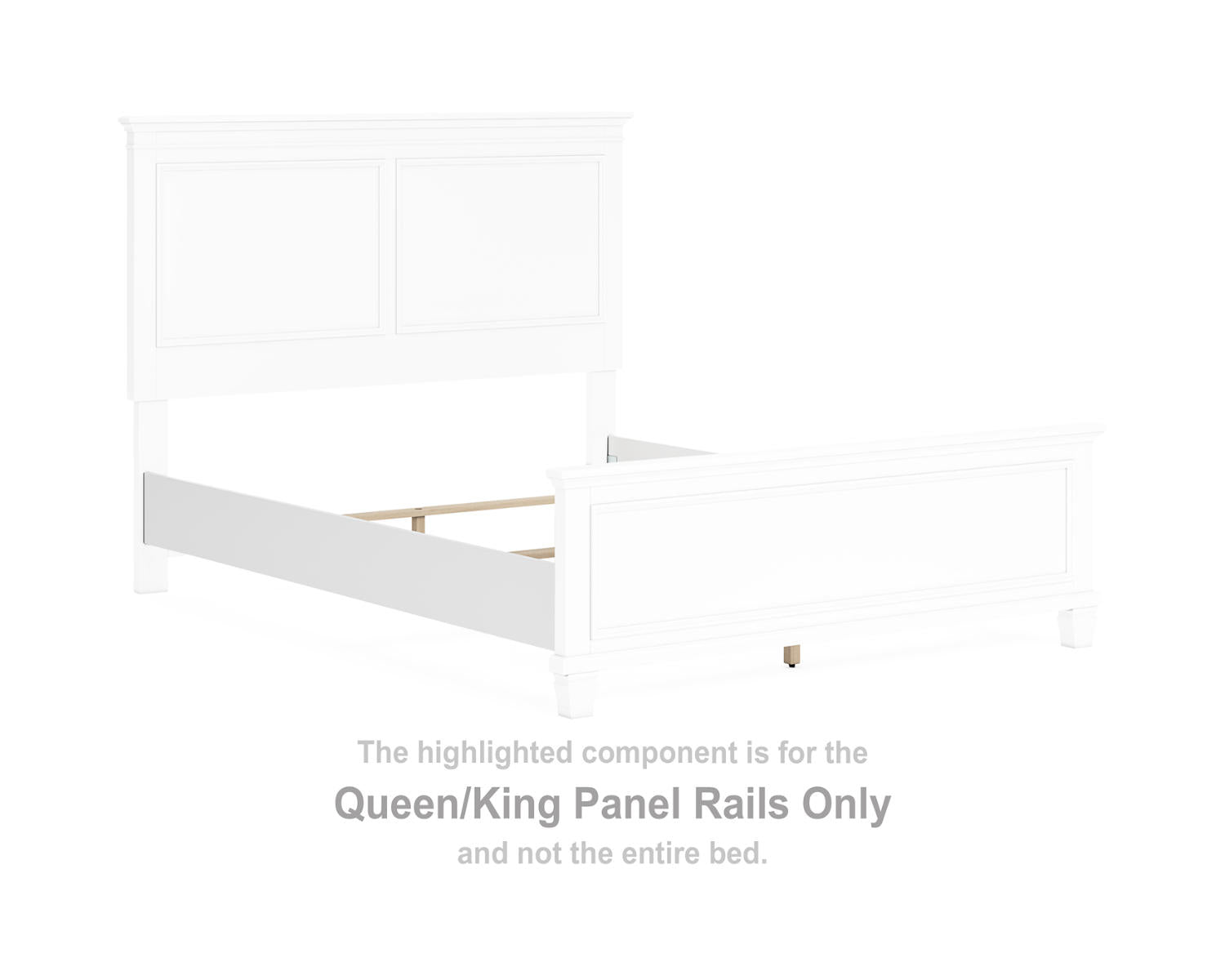 Fortman Queen/King Panel Rails