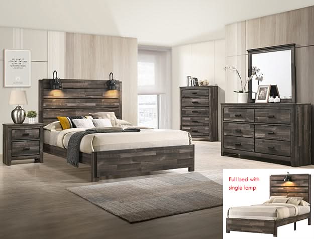 GRUPO DE DORMITORIO COMPLETO CARTER SETB6800