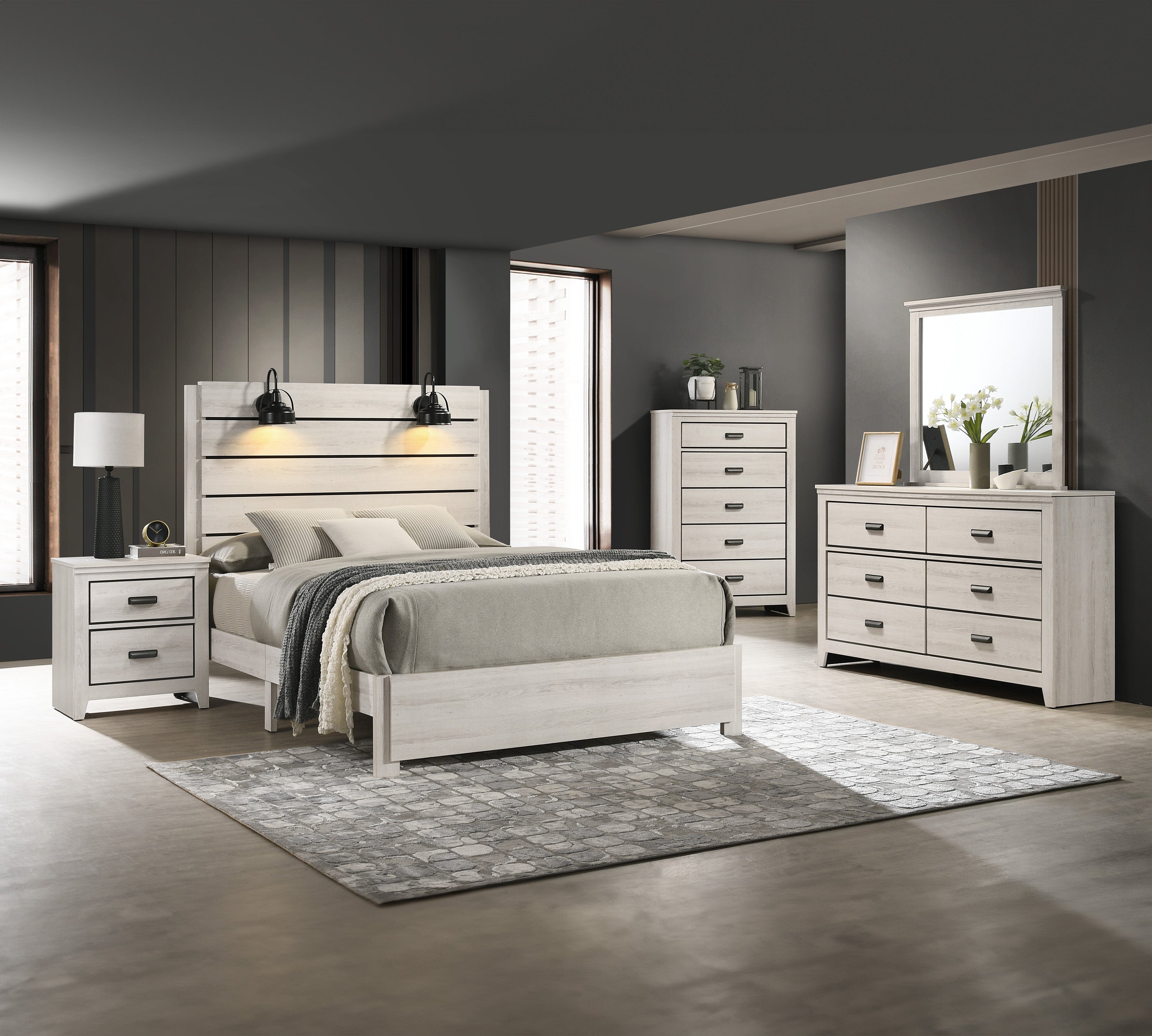CARTER DRESSER WHITE
