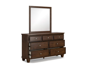 Danabrin Twin Panel Bed, Dresser and Mirror