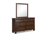 Danabrin Twin Panel Bed, Dresser and Mirror