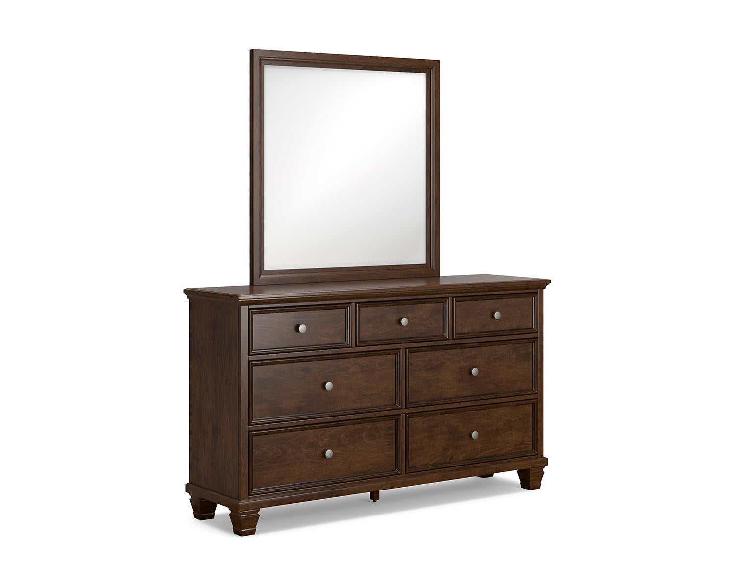 Danabrin Queen Panel Bed, Dresser and Mirror