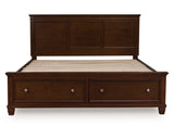 Danabrin California King Panel Storage Bed