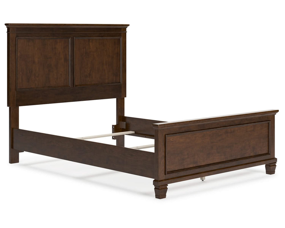 Cama completa con paneles, cómoda y espejo Danabrin