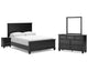 Lanolee Queen Panel Bed, Dresser, Mirror and Nightstand