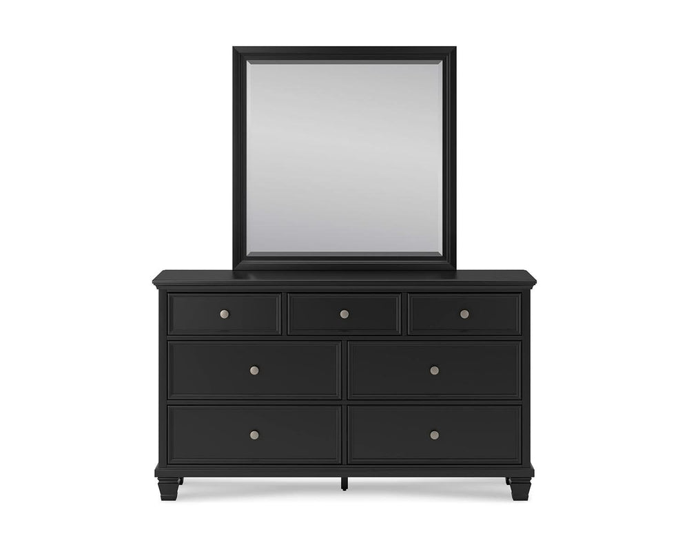 Lanolee Twin Panel Bed, Dresser and Mirror